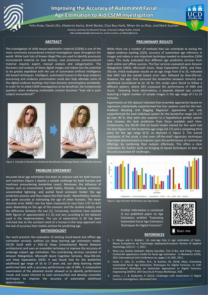 First-page preview of Improving the Accuracy of Automated Facial Age Estimation to Aid CSEM Investigations