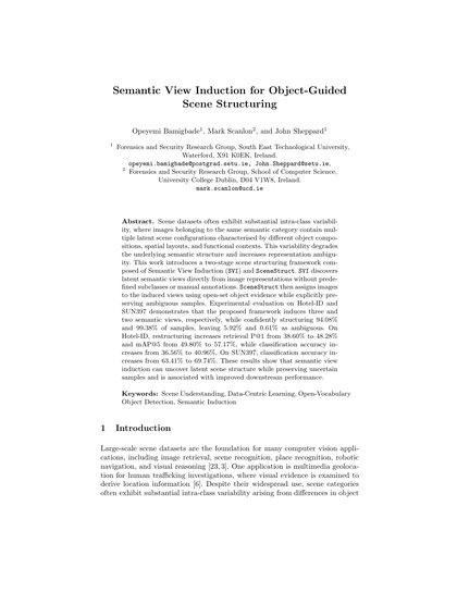 First-page preview of Semantic View Induction for Object-Guided Scene Structuring