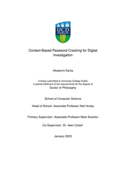 First-page preview of Context-Based Password Cracking for Digital Investigation